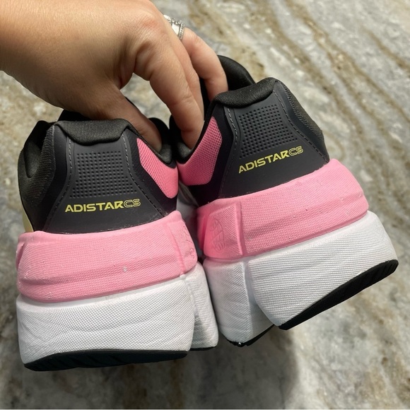adidas Adistar CS Running  Performance Shoes Greyfive/Almostyellow/Beampink W 11 - Picture 8 of 13